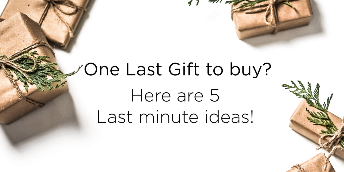 One last gift to buy? Here are 5 Gift ideas!