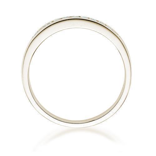 Wedding or eternity band in 14 carat yellow gold
