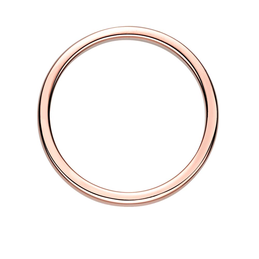 Wedding or eternity band in 14 carat rose gold