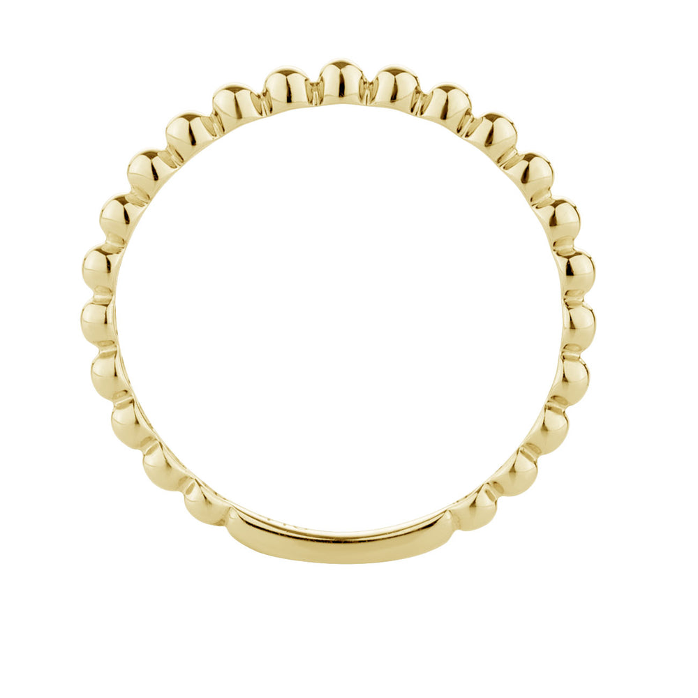 Decorative Half Round Celebration Band in 10ct Yellow Gold