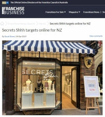 Inside Franchise Business - Secrets targets online for NZ