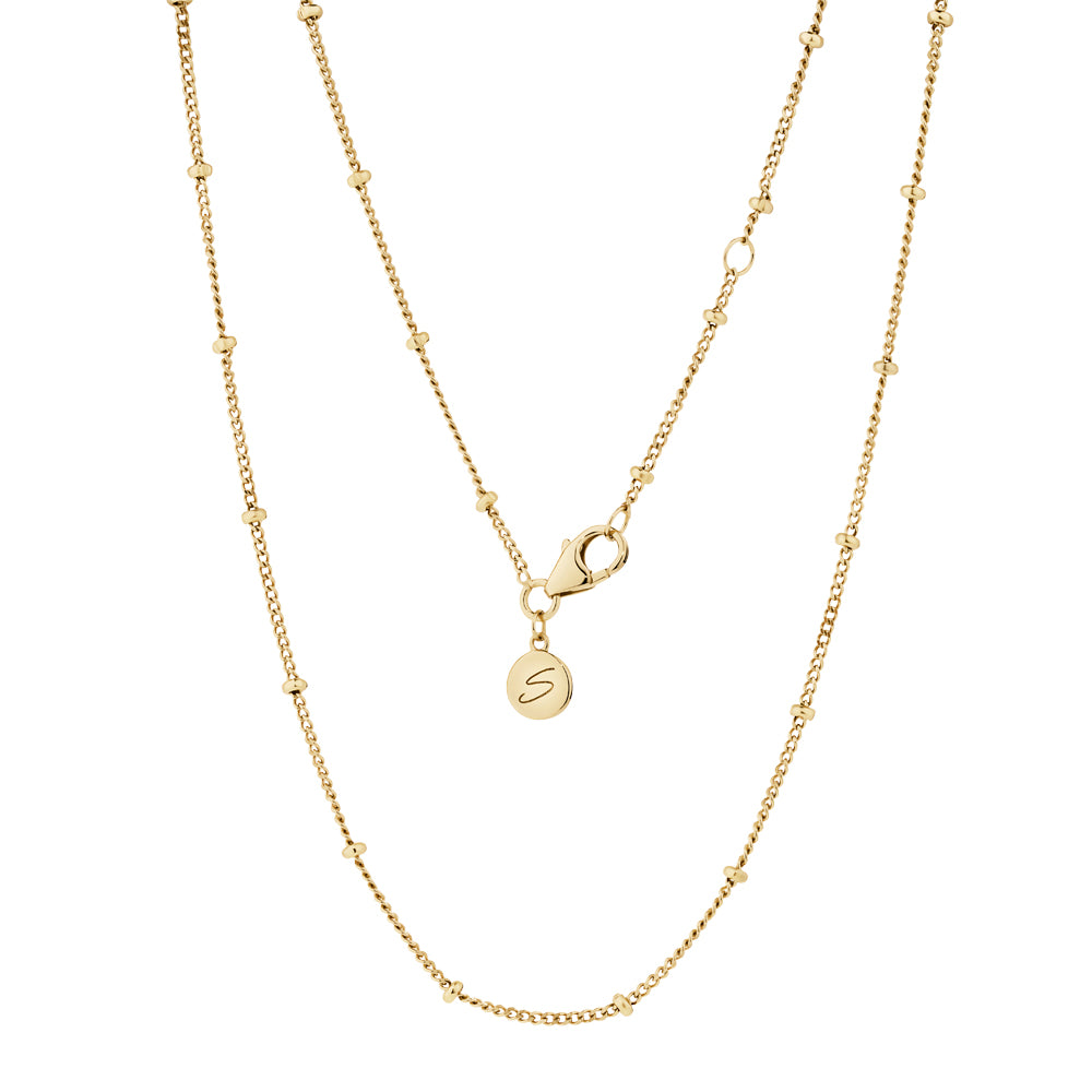 Bobble necklace in 18 carat yellow gold vermeil