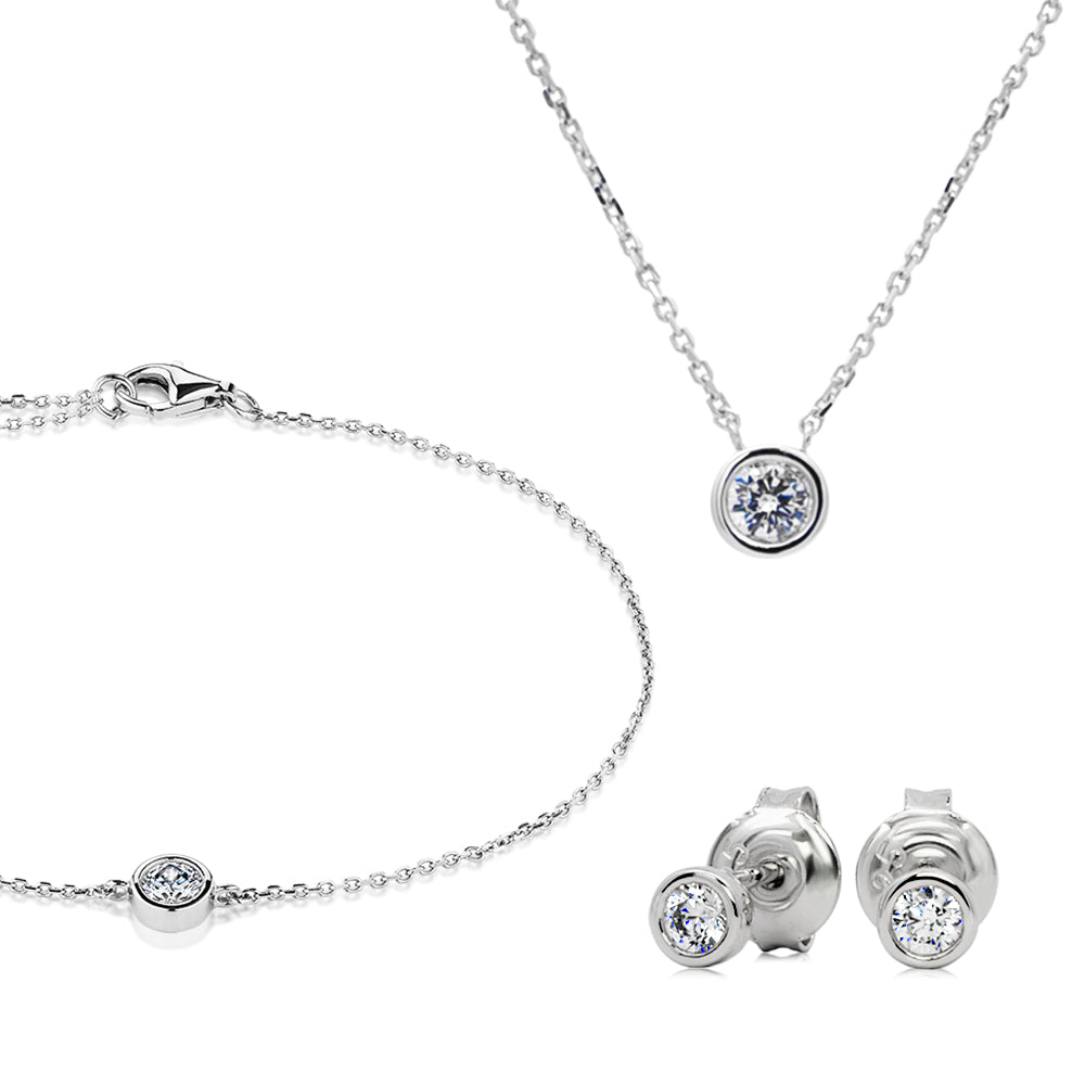 Bezel Set Signature Simulant Gift Set