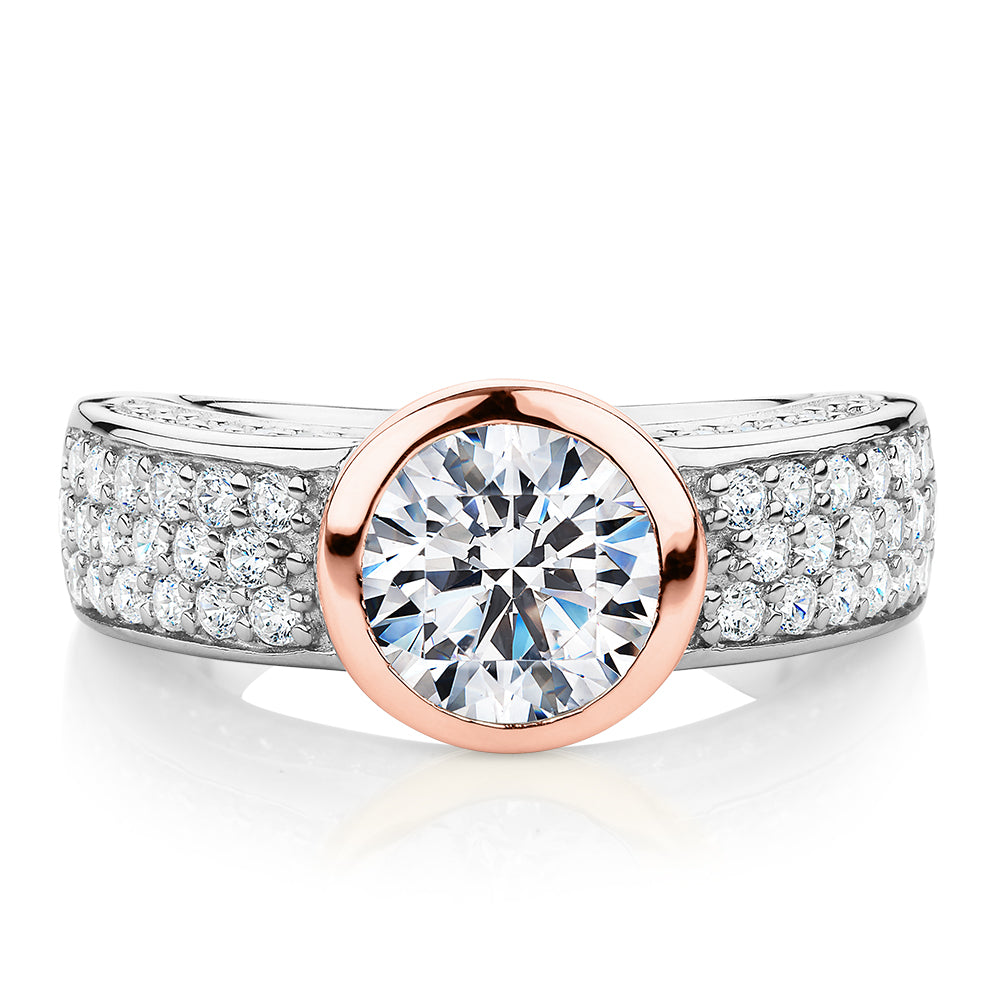 Rose gold dress on sale ring