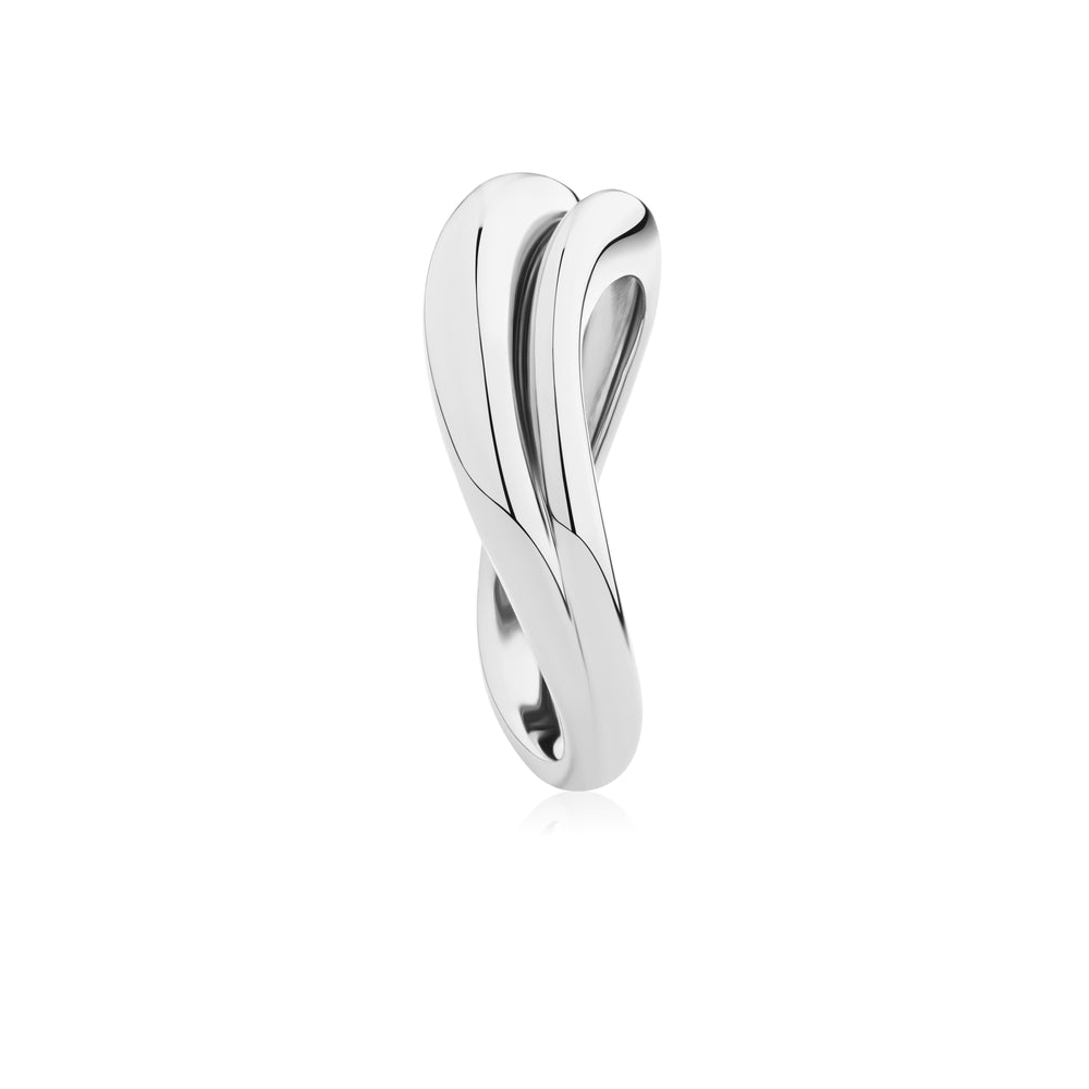 DUO Dress ring in sterling silver