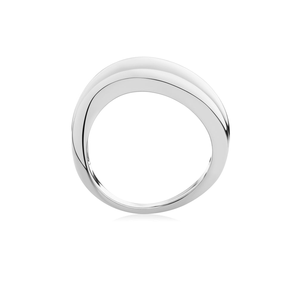 DUO Dress ring with 0.21 carats* of Signature Simulants in sterling silver