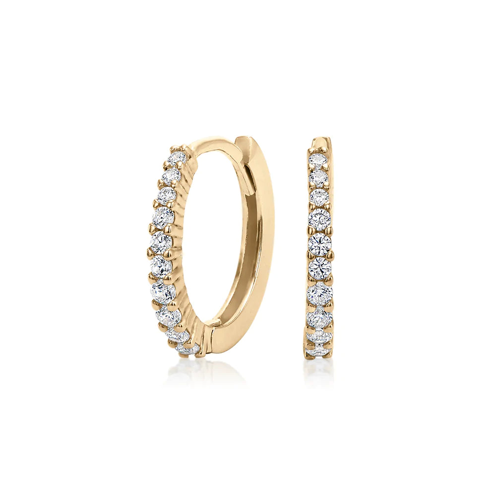 Diamond earrings afterpay Clearance