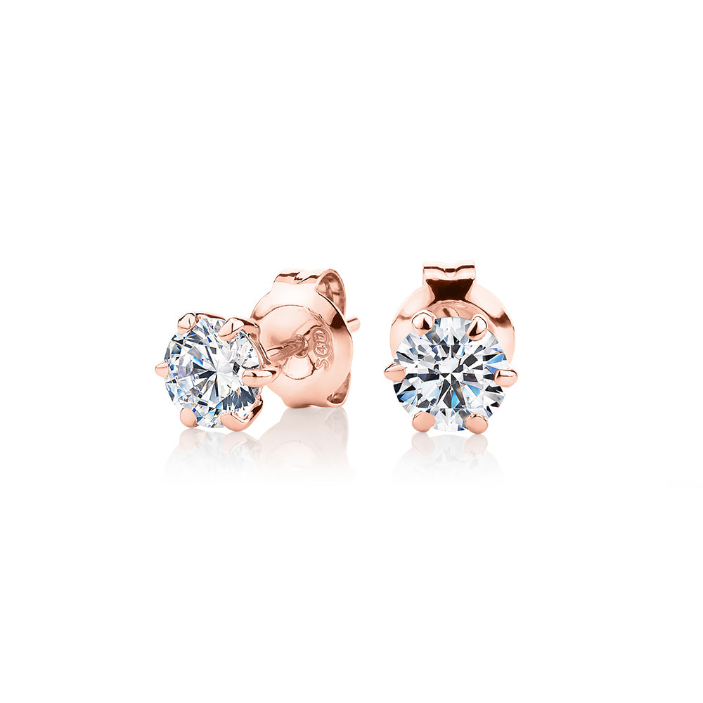1 carat earrings discount