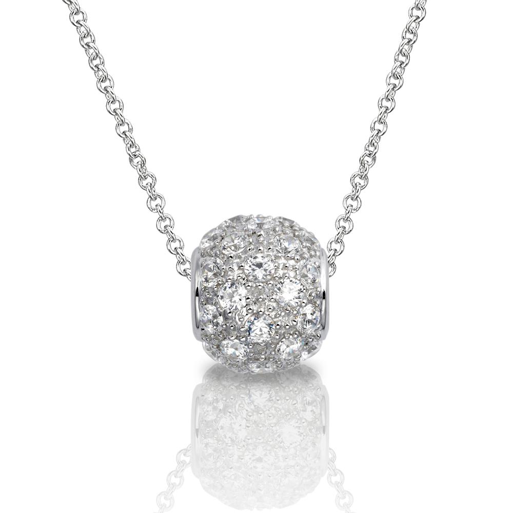 Diamond shop ball pendant