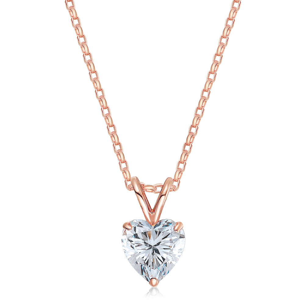 YELLOW GOLD GARNET AND DIAMOND HEART SHAPED NECKLACE, 3/4 CT TW - Howard's  Jewelry Center