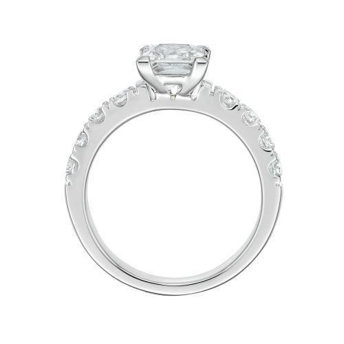 Princess Cut Engagement Ring in 14ct White Gold