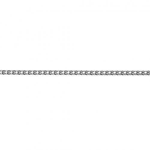 65cm 80cm designer knot chain in sterling silver